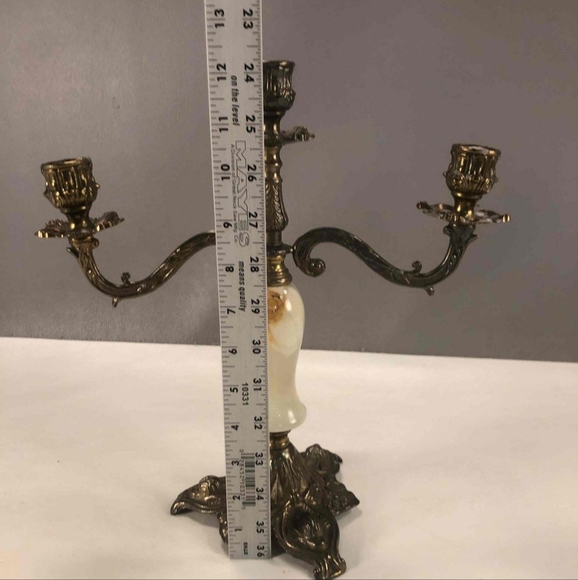 Marble Candelabra - Picture 2 of 4